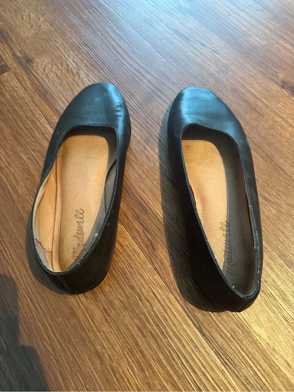 Madewell Black Cory Flats Size 6.5